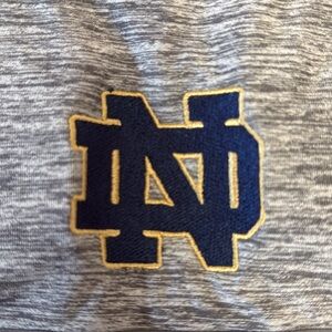 Under Armour Notre Dame Men's Grey Polo Shirt